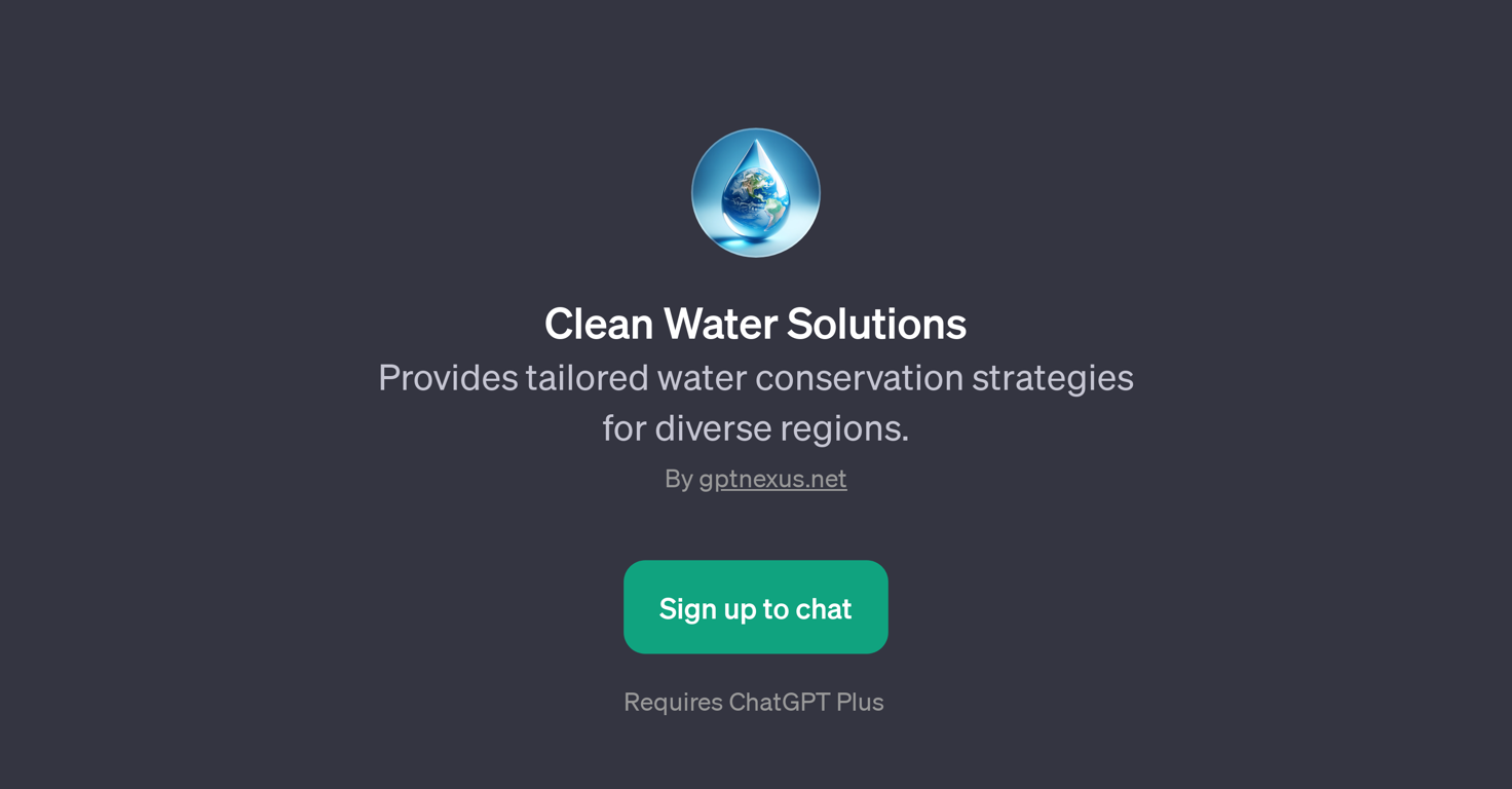 Clean Water Solutions website
