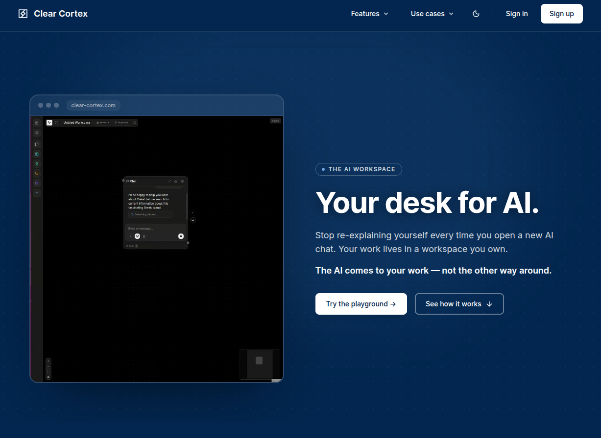 Clear Cortex screenshot 1 Clear Cortex screenshot 1