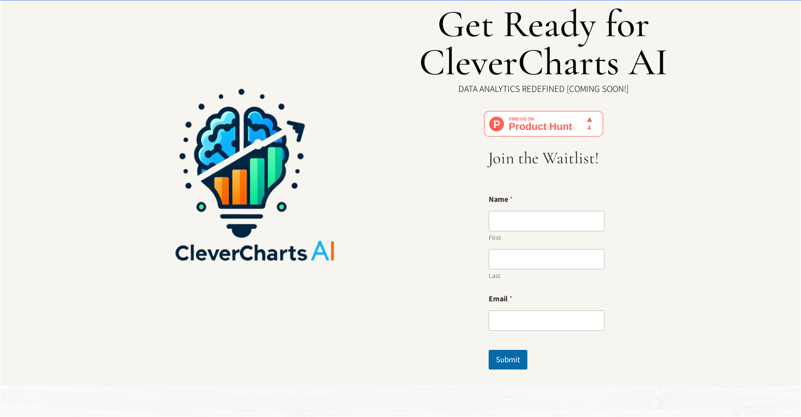 CleverCharts AI website