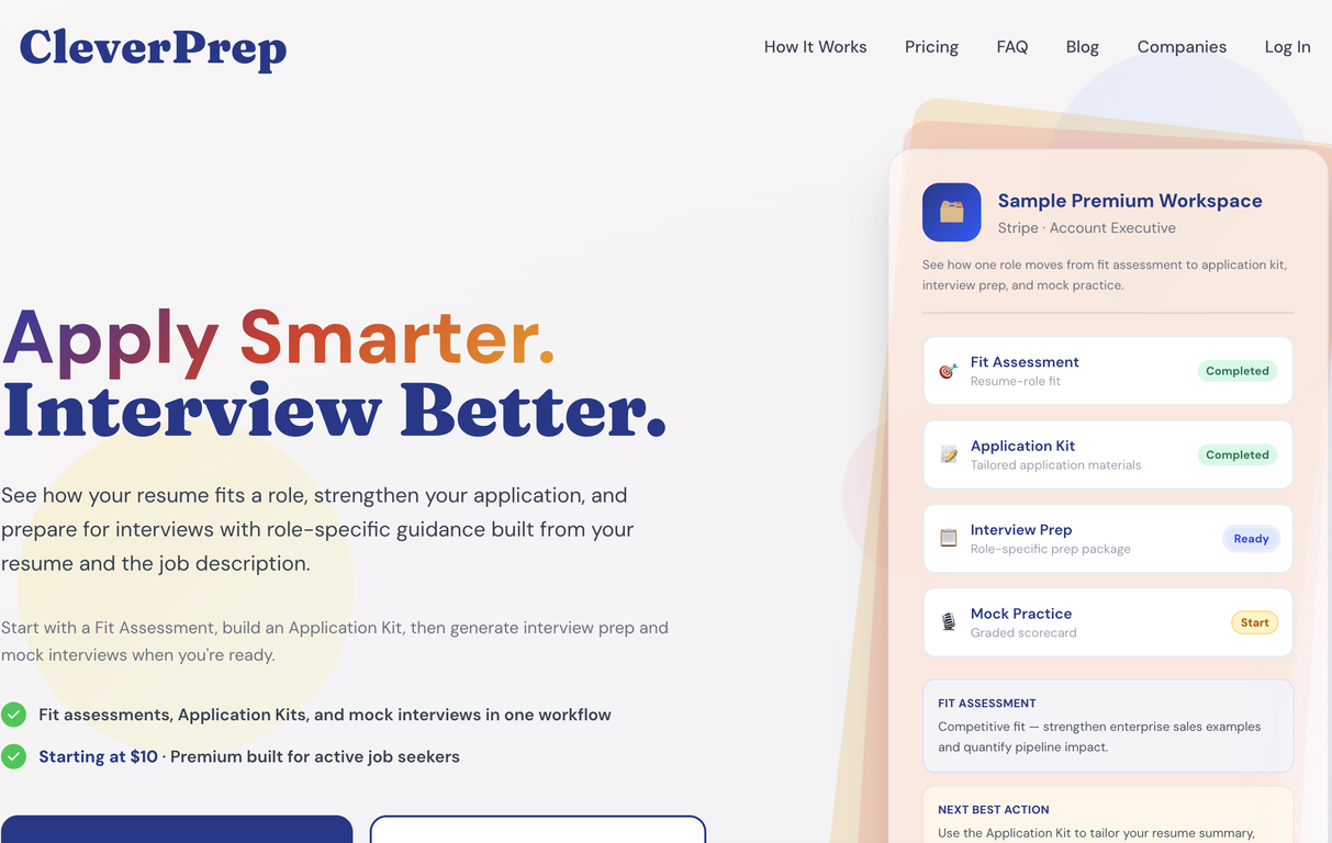 CleverPrep website
