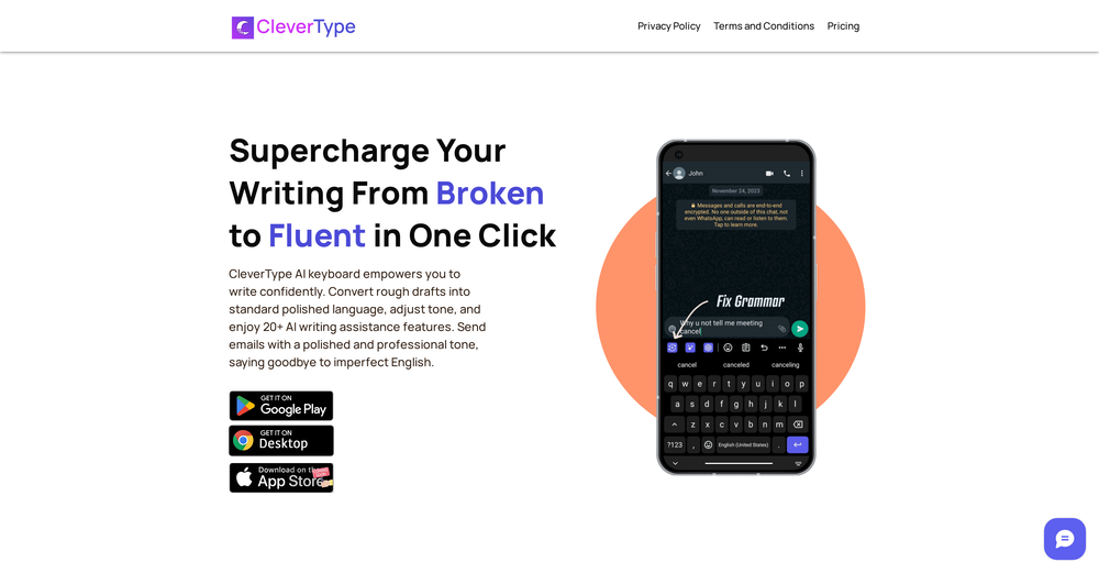CleverType website