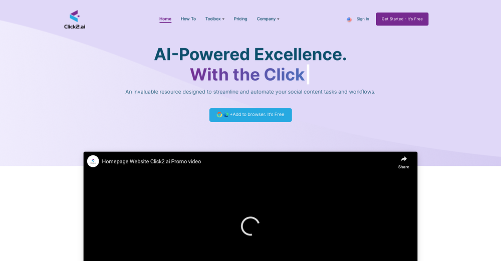 Click2.ai website