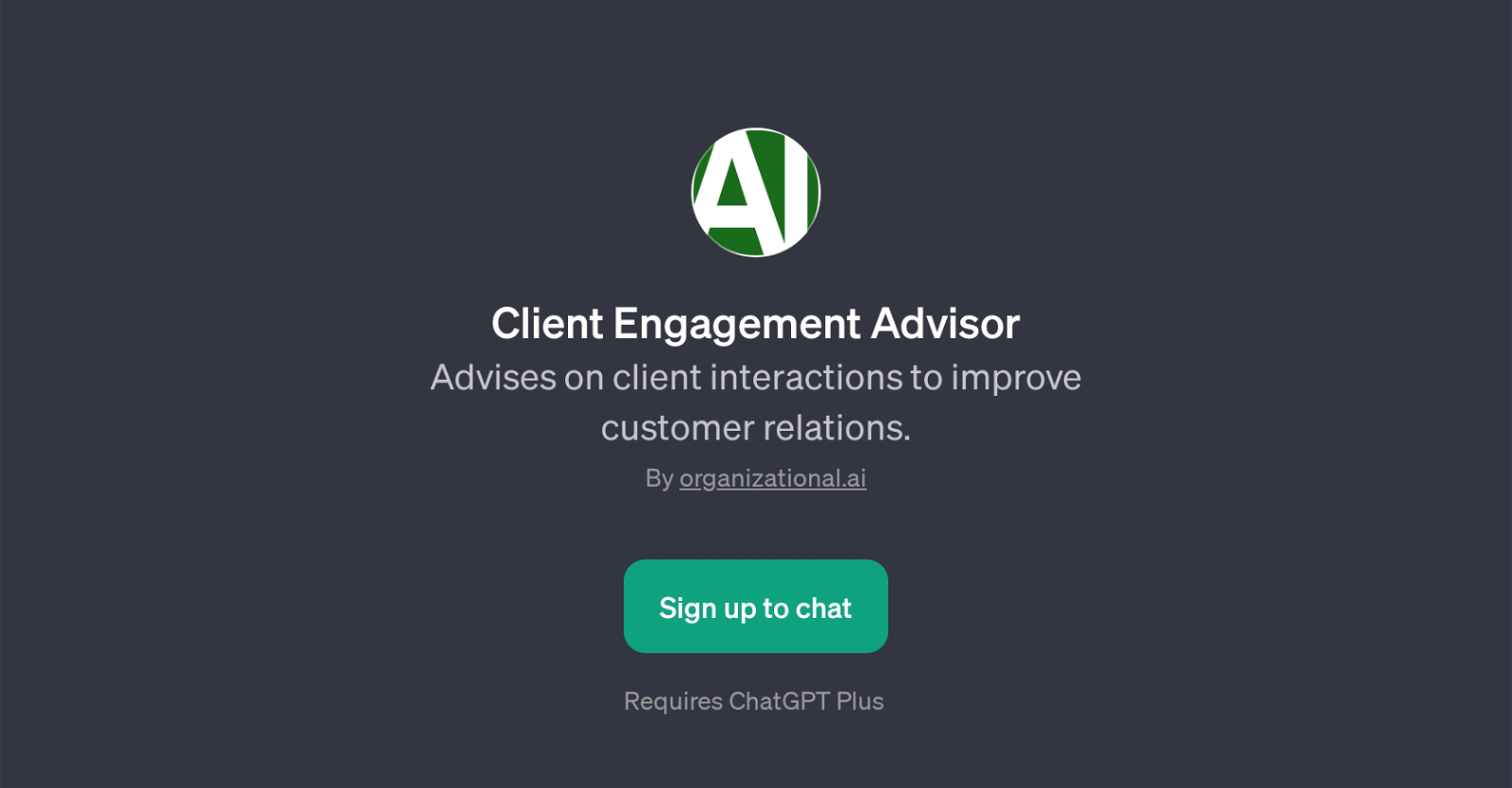 Client Engagement Advisor GPT website