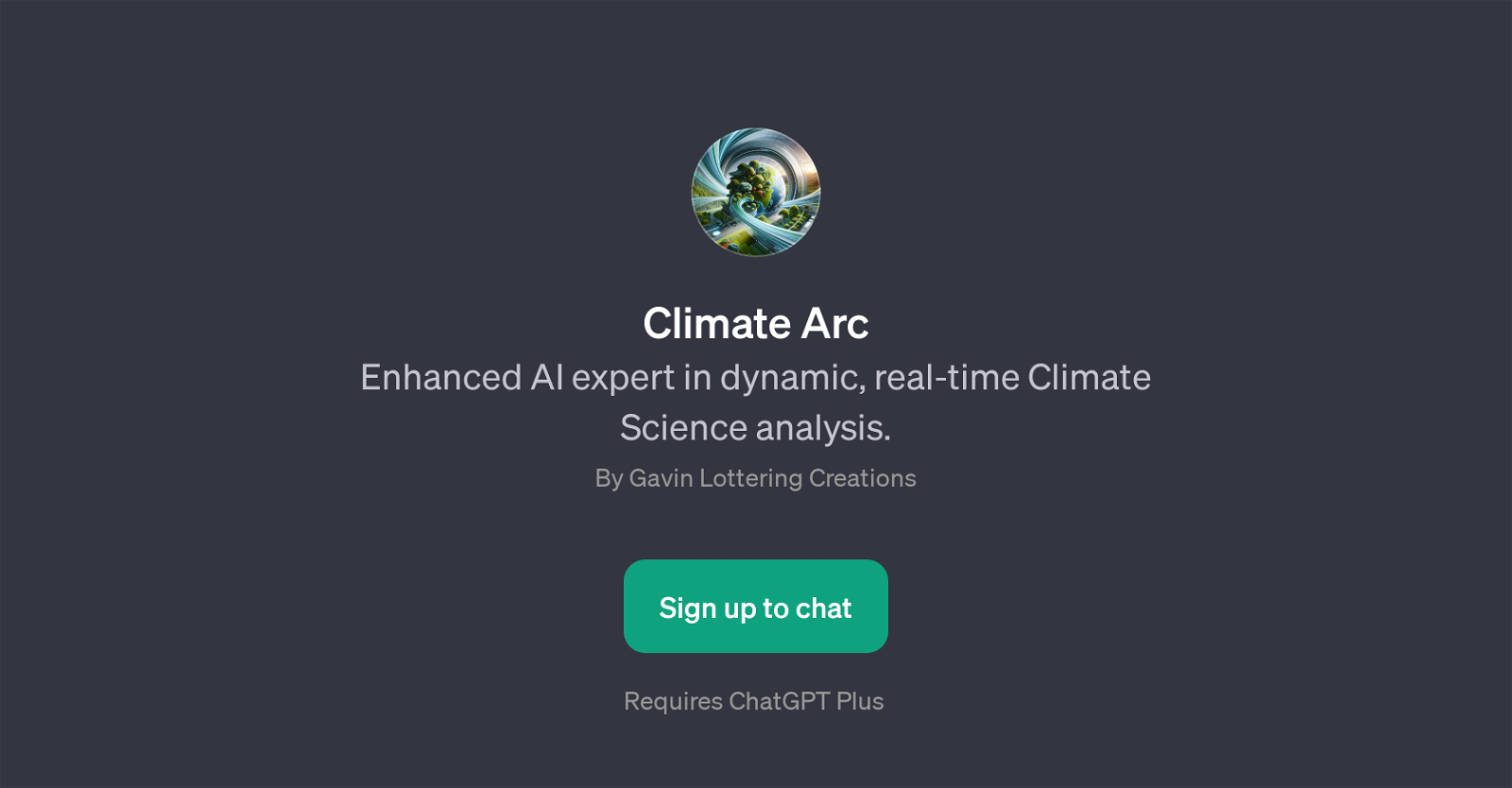 Climate Arc website
