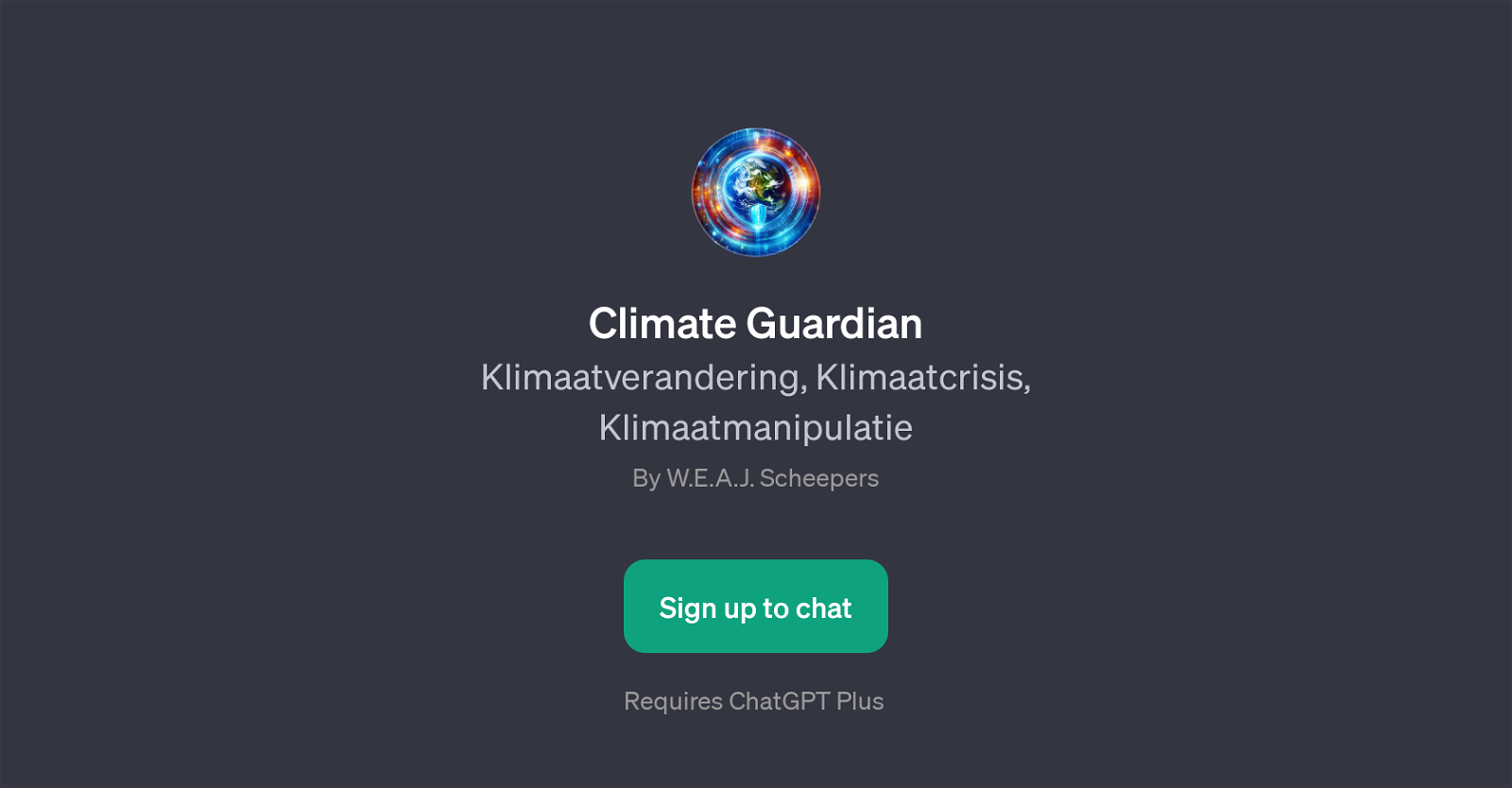 Climate Guardian website