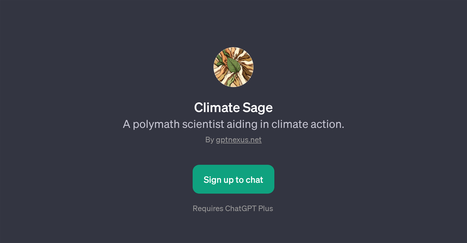 Climate Sage website