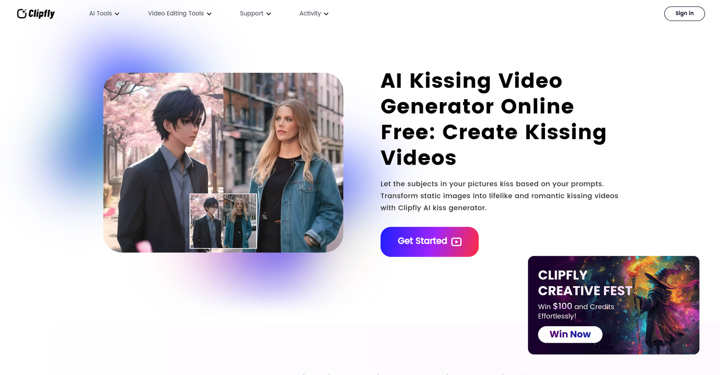 Clipfly AI Kissing Video Generator And 5 Other AI Alternatives For  