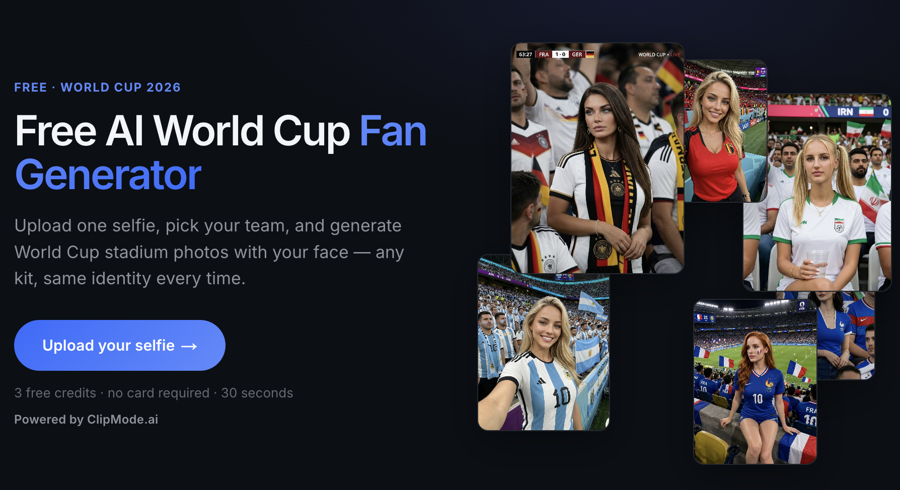 World Cup AI Photo Generator screenshot 1 World Cup AI Photo Generator screenshot 1