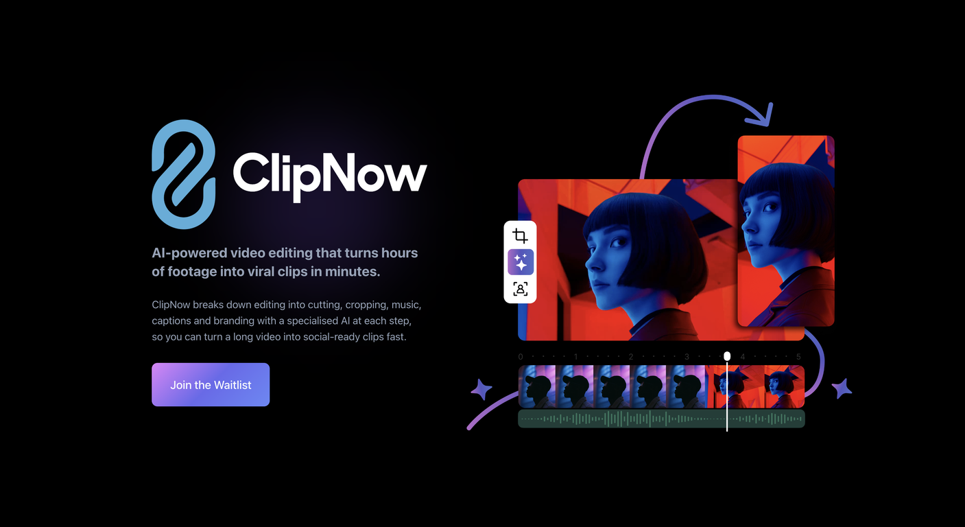 ClipNow website