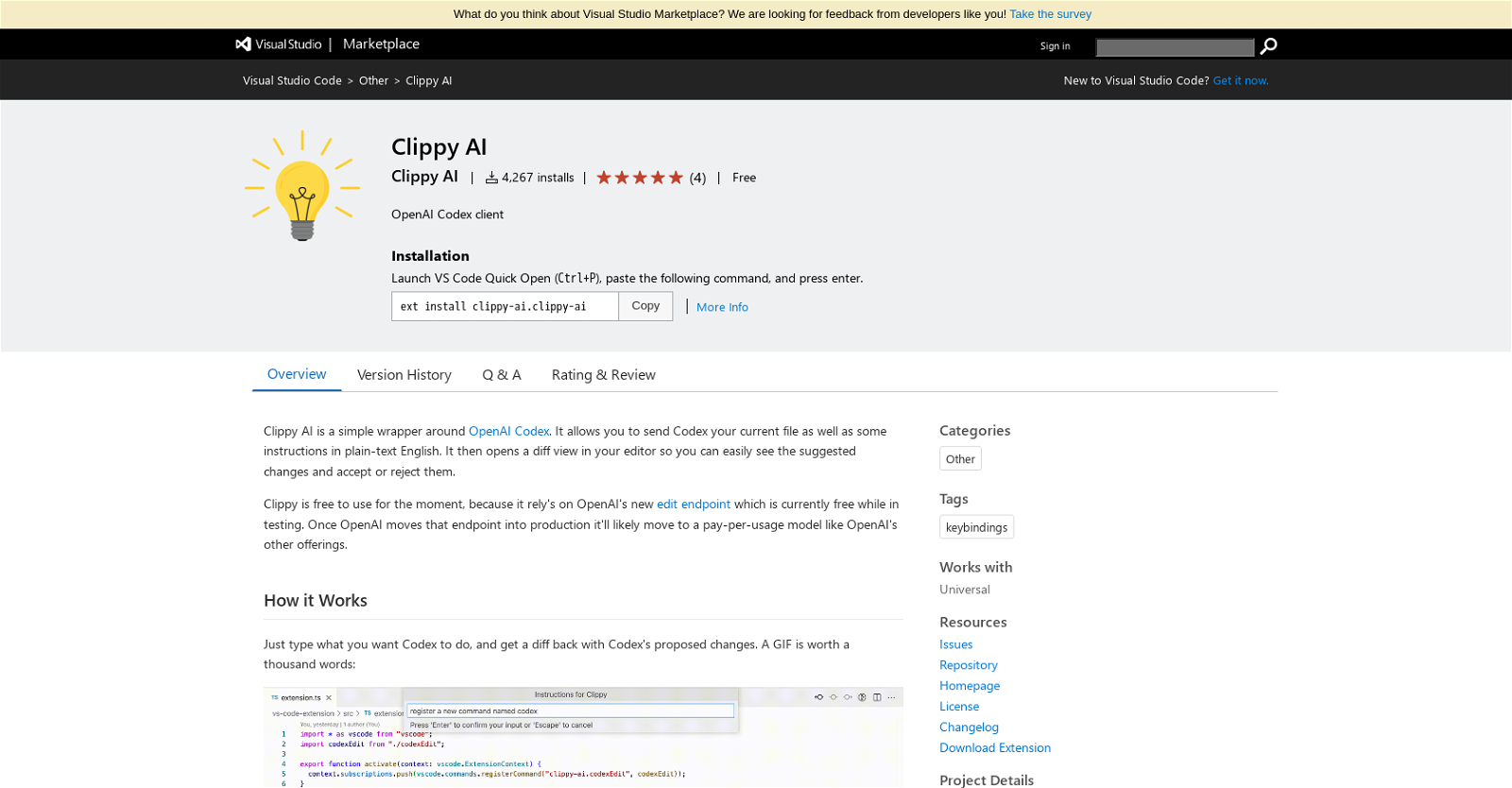 Clippy AI website