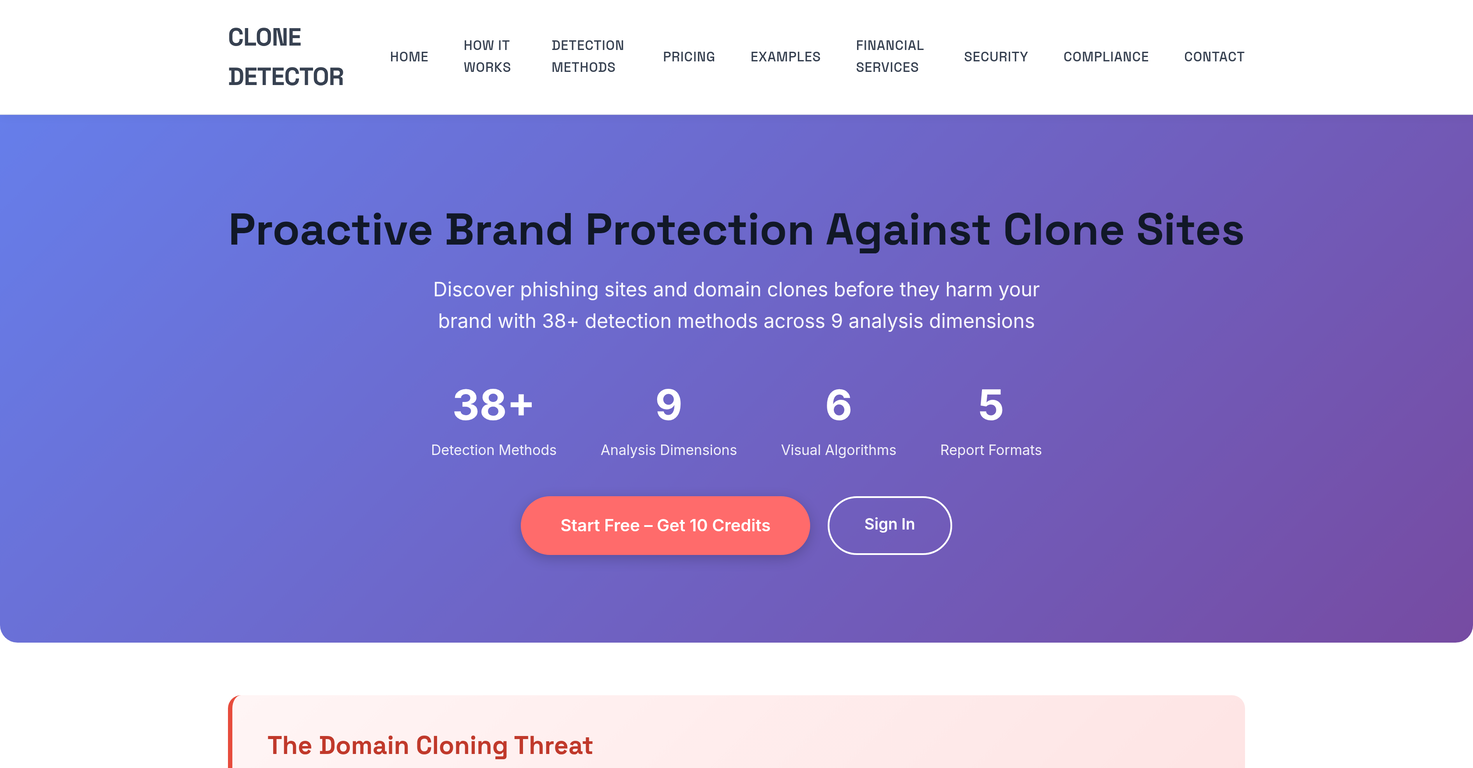 Clone Detector website