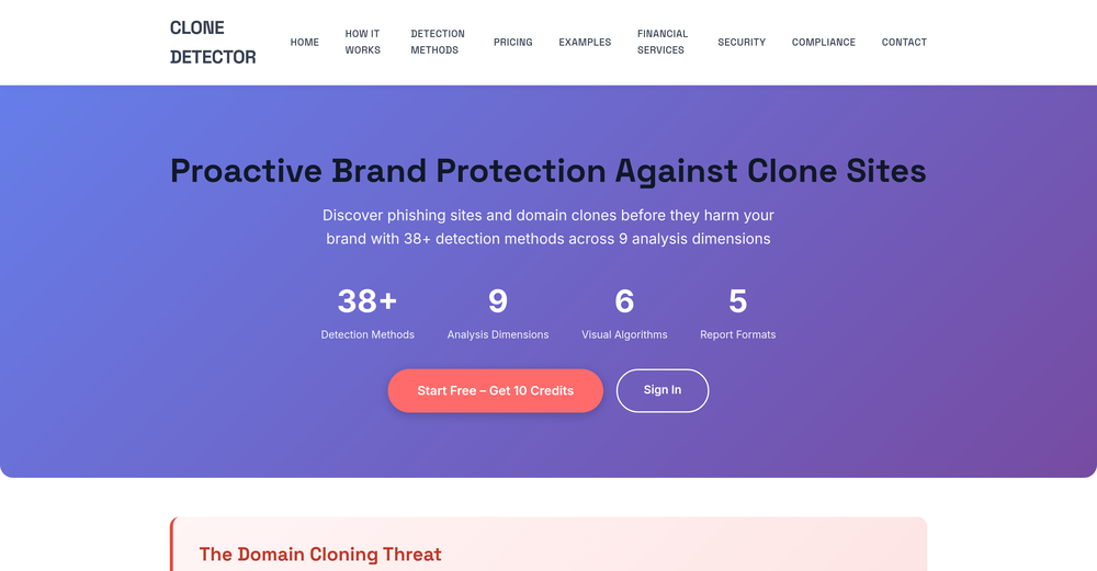 Clone Detector website