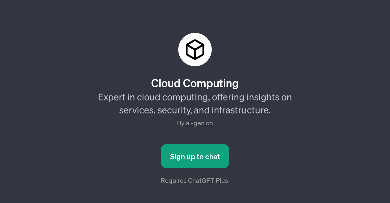 Cloud Computing website
