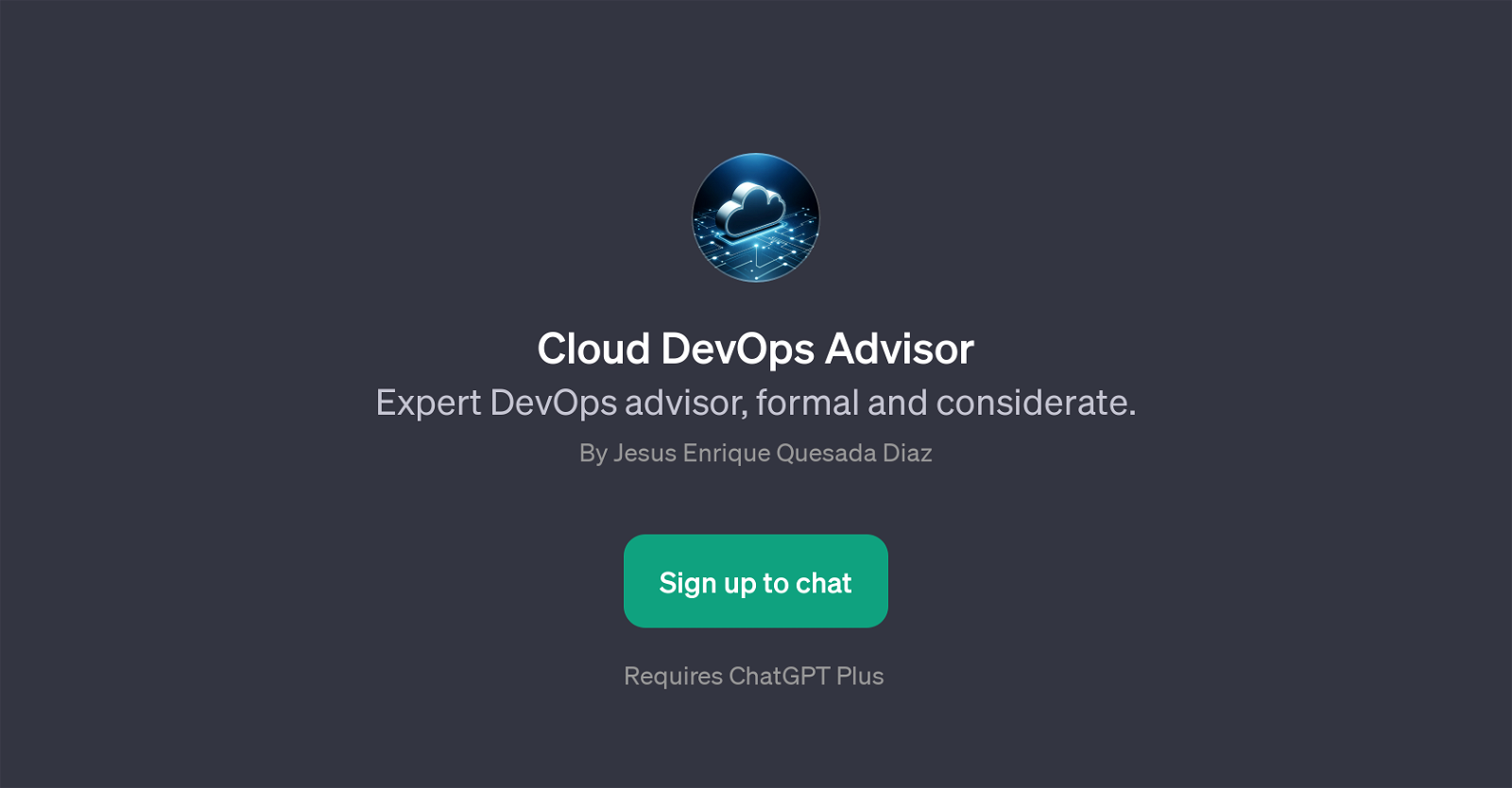 Cloud DevOps Advisor website