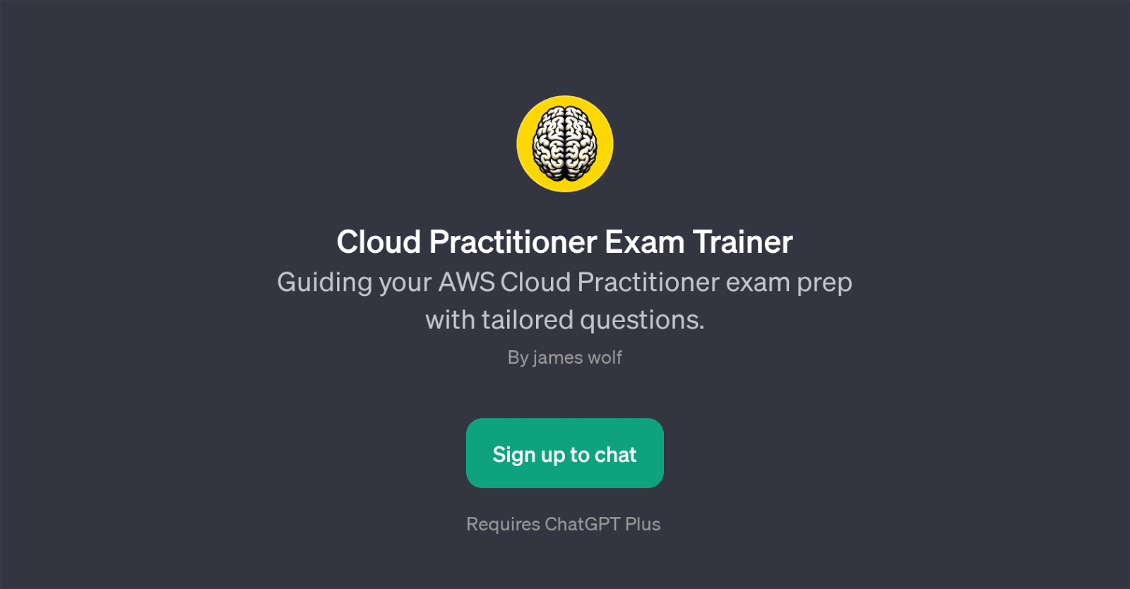 Cloud Practitioner Exam Trainer website