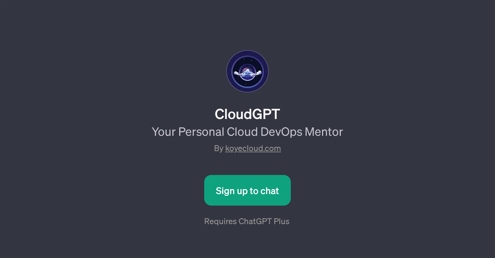 CloudGPT website