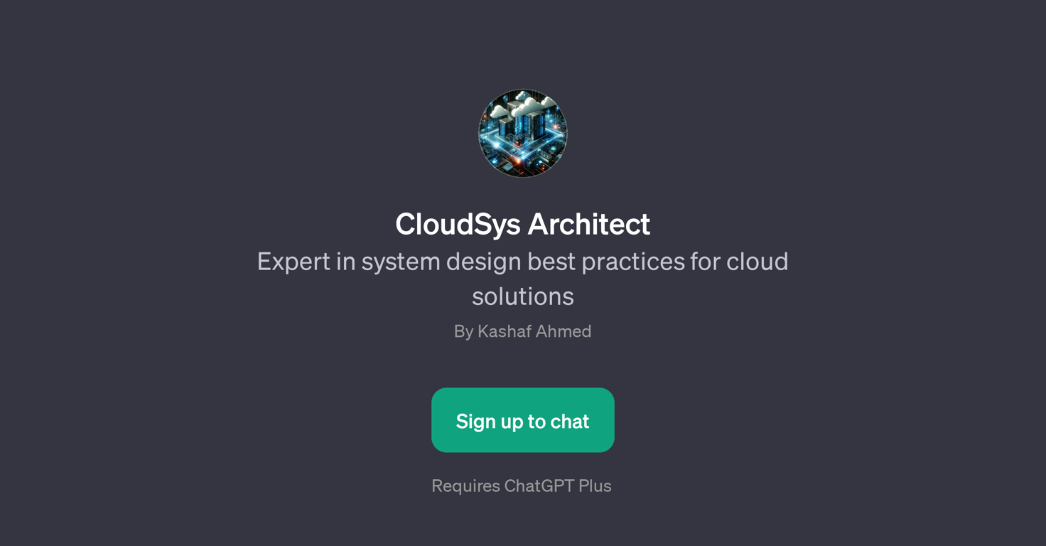 CloudSys Architect website