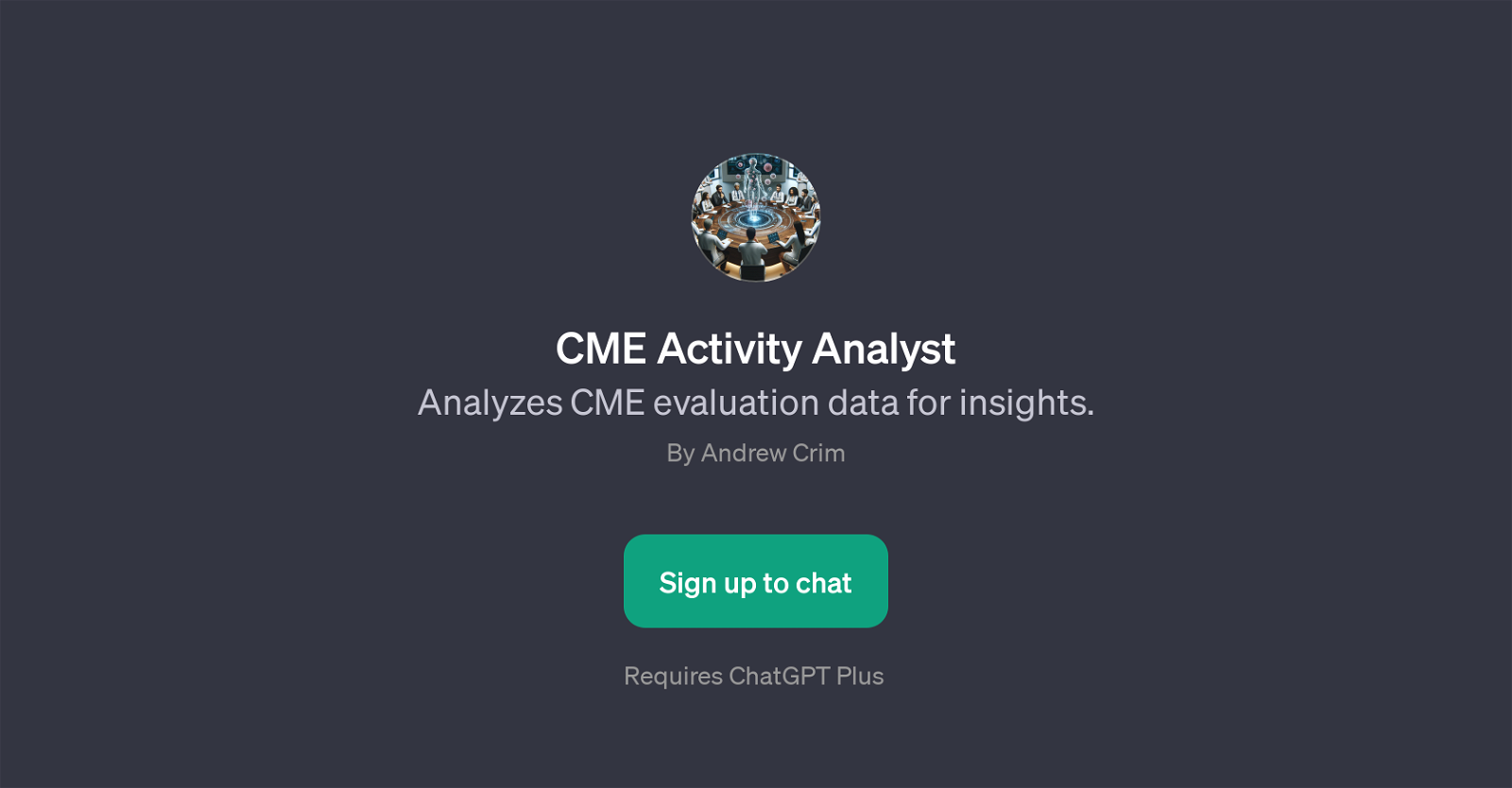 CME Activity Analyst website
