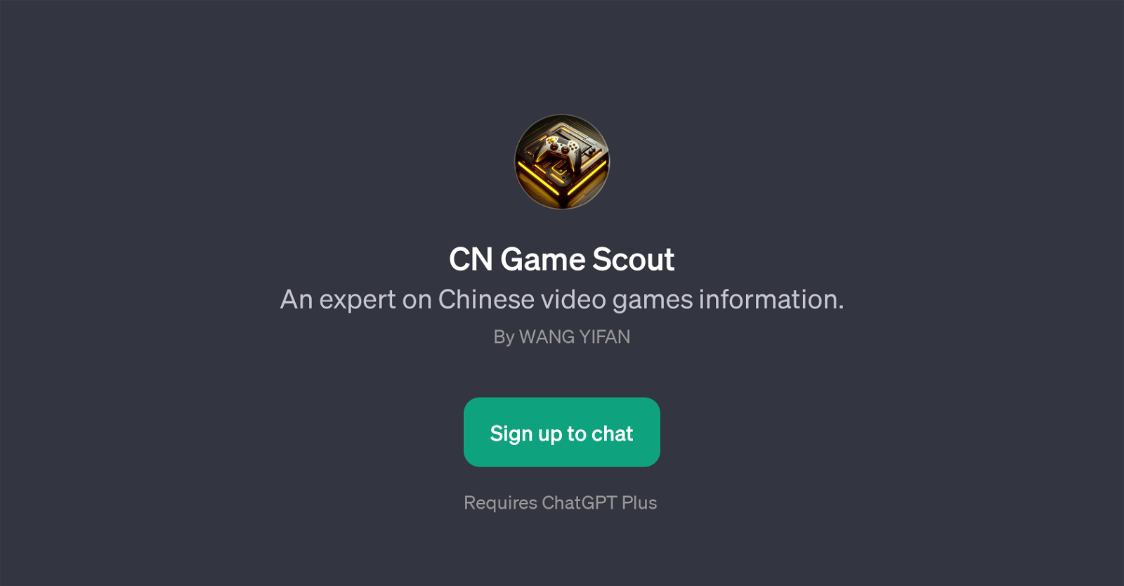 CN Game Scout website