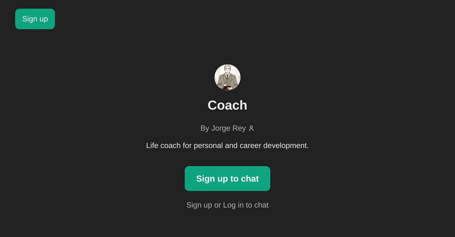 Coach GPT website
