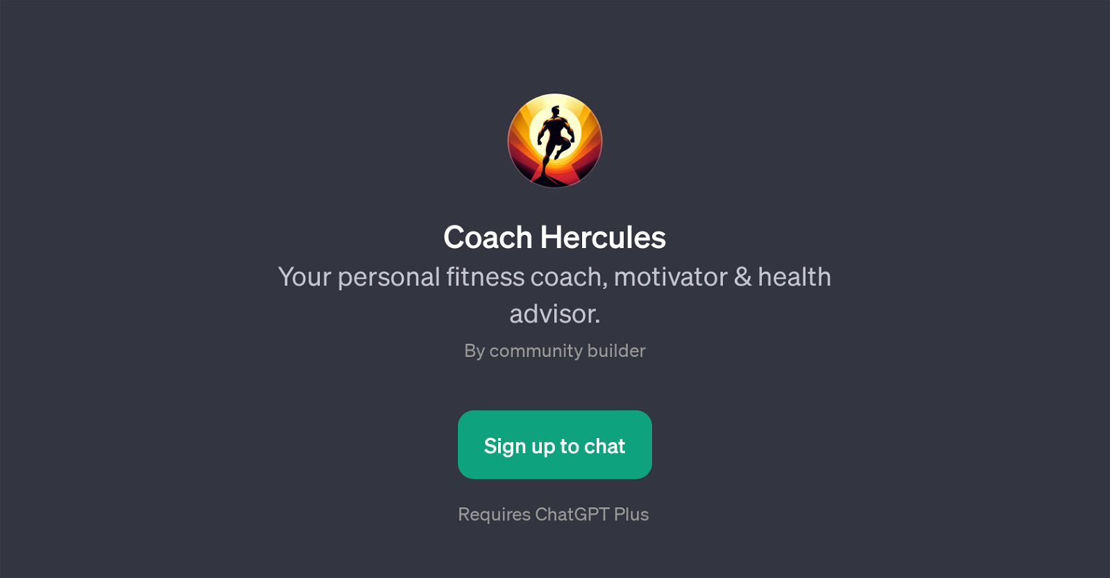 Coach Hercules website
