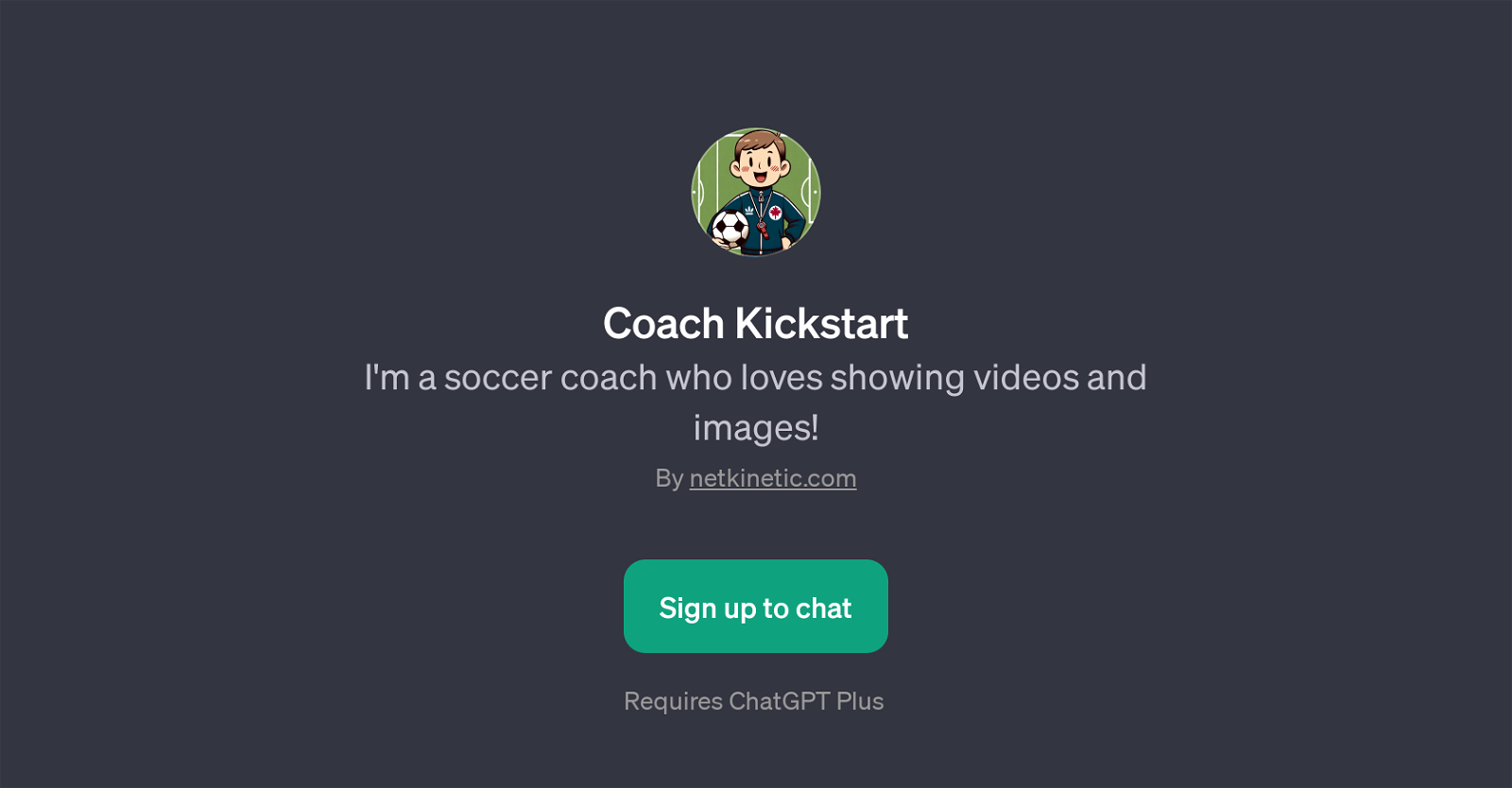 Coach Kickstart website