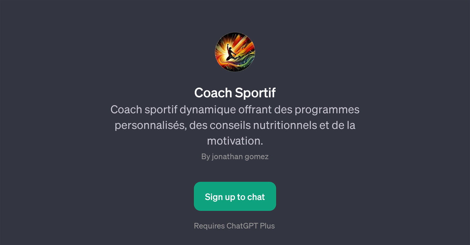 Coach Sportif website