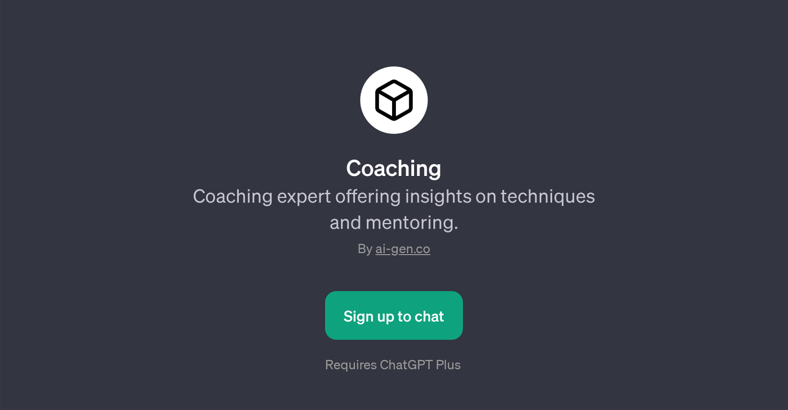 Coaching website