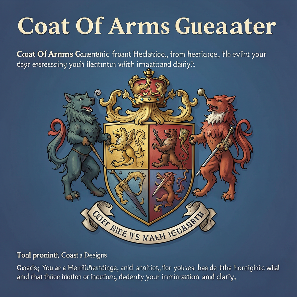 Coat Of Arms Generator website