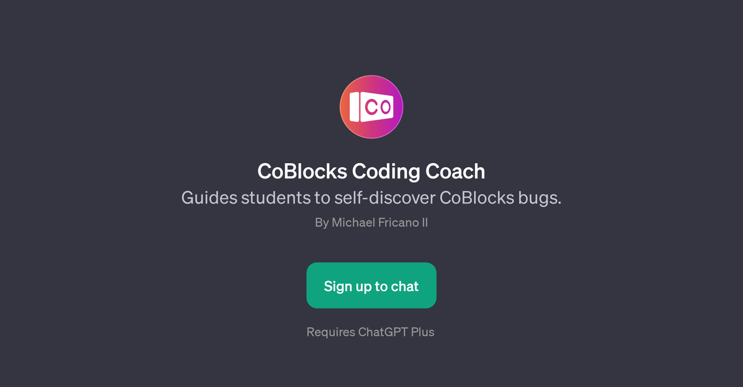 CoBlocks Coding Coach website