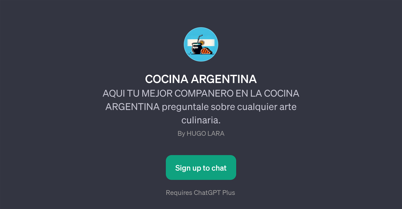 COCINA ARGENTINA website