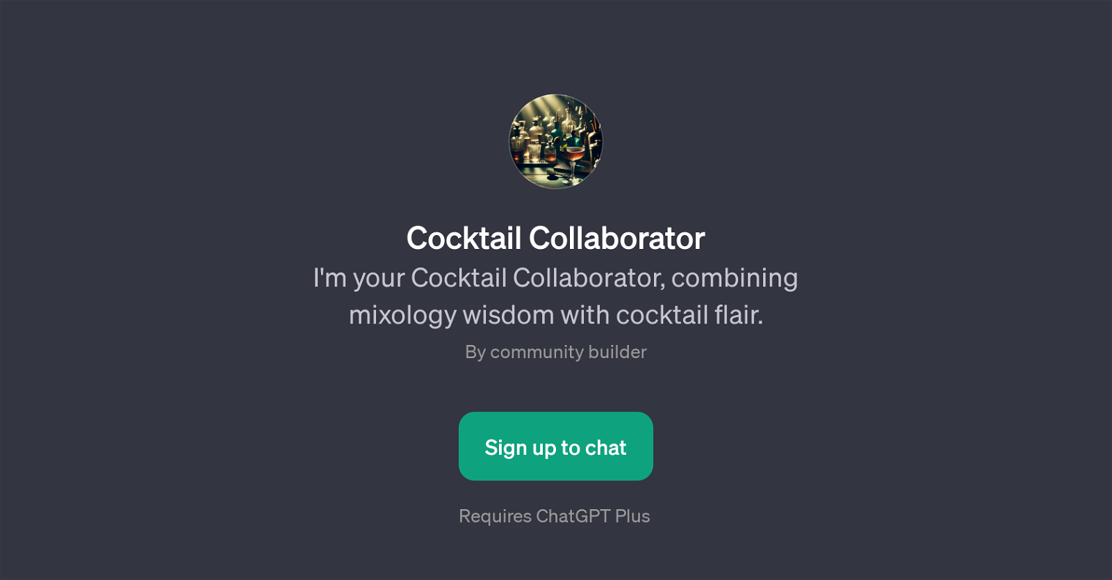 Cocktail Collaborator website