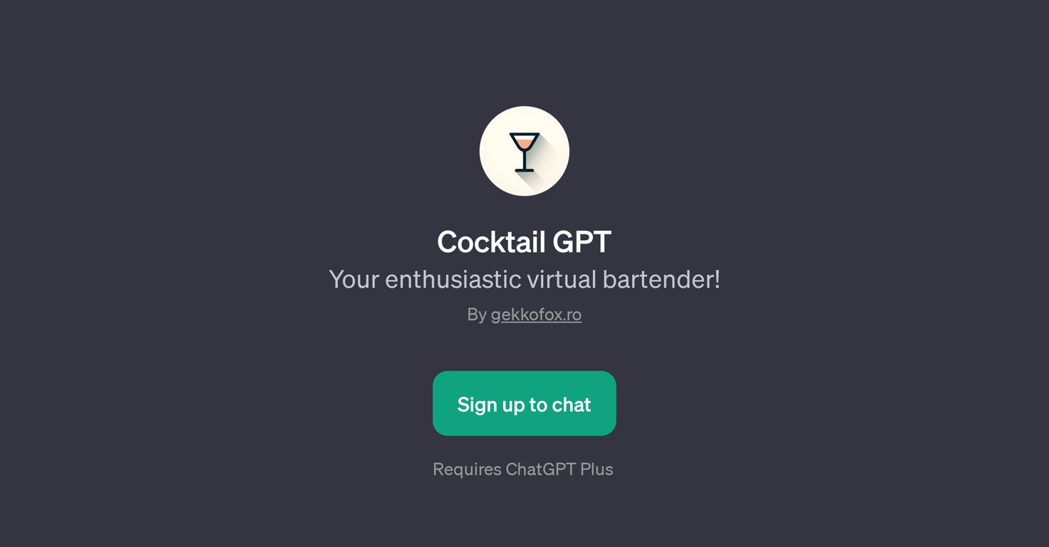 Cocktail GPT website