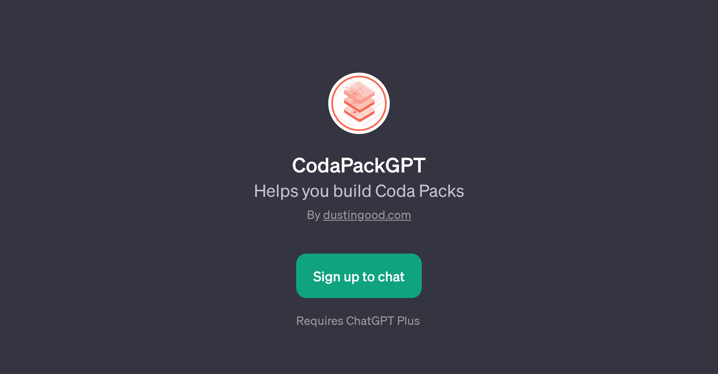 CodaPackGPT website
