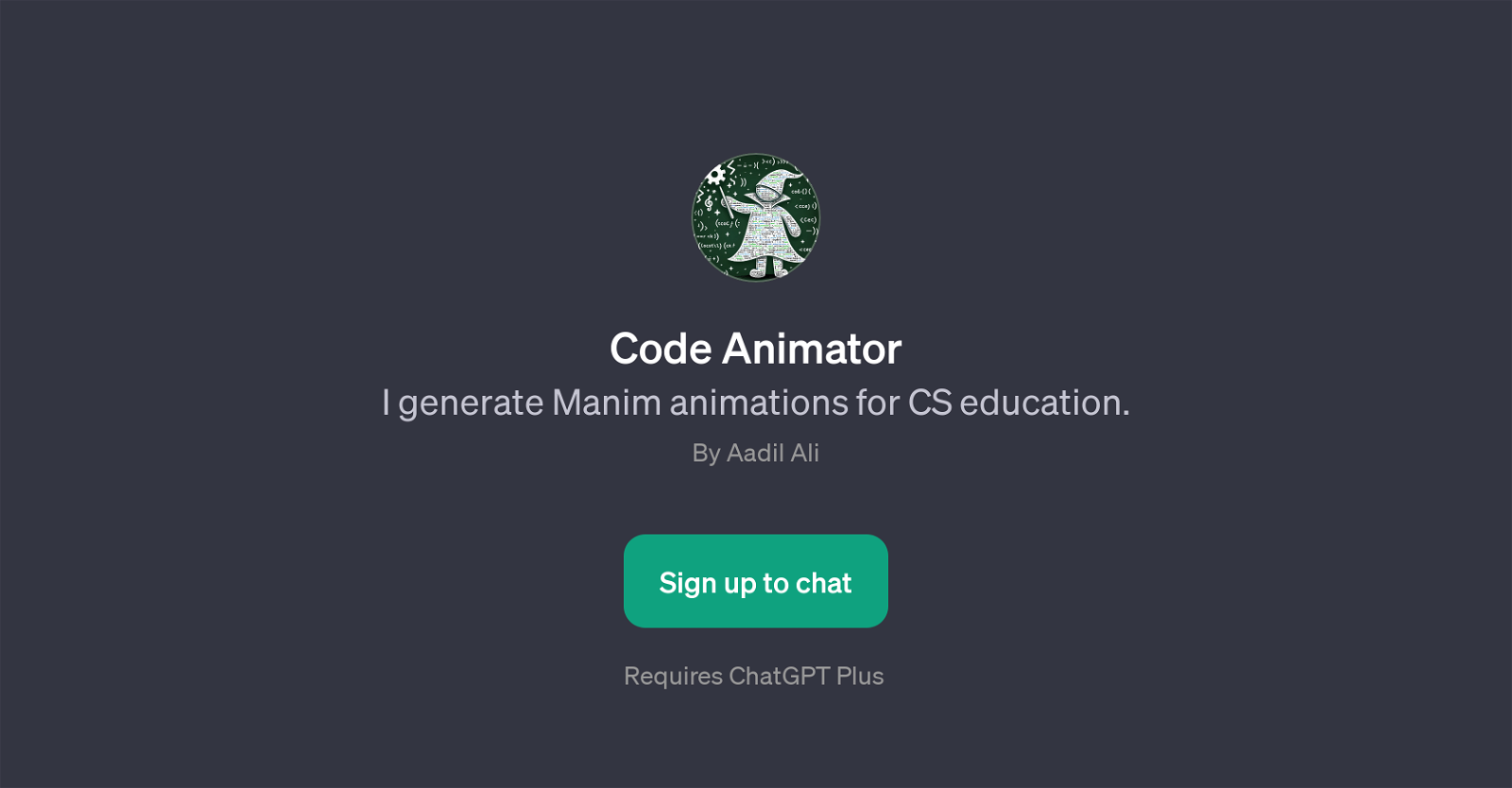 Code Animator website