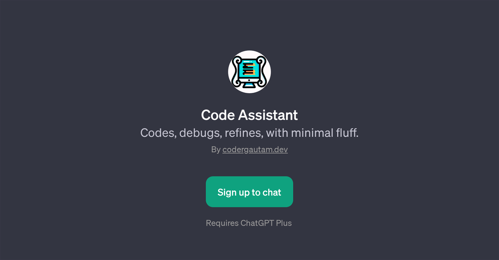 Code Assistant website