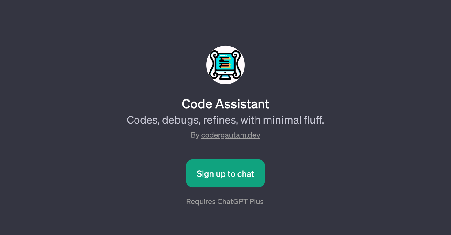 Code Assistant website