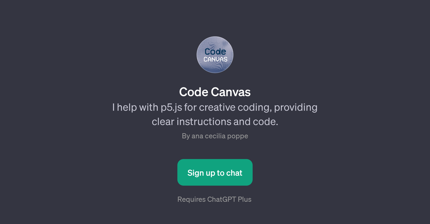Code Canvas website