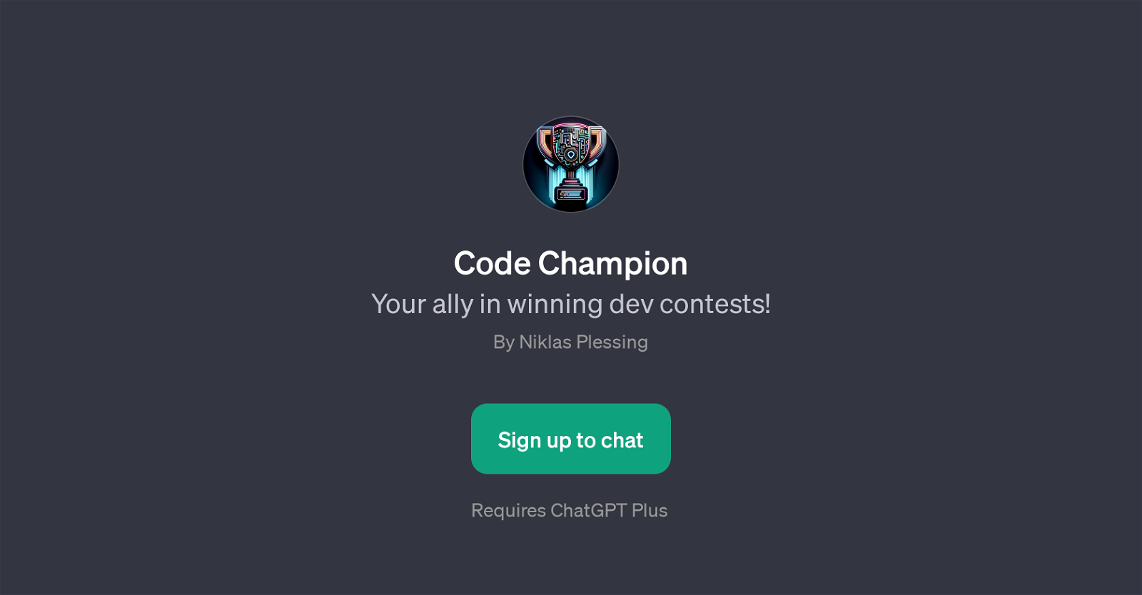 Code Champion website