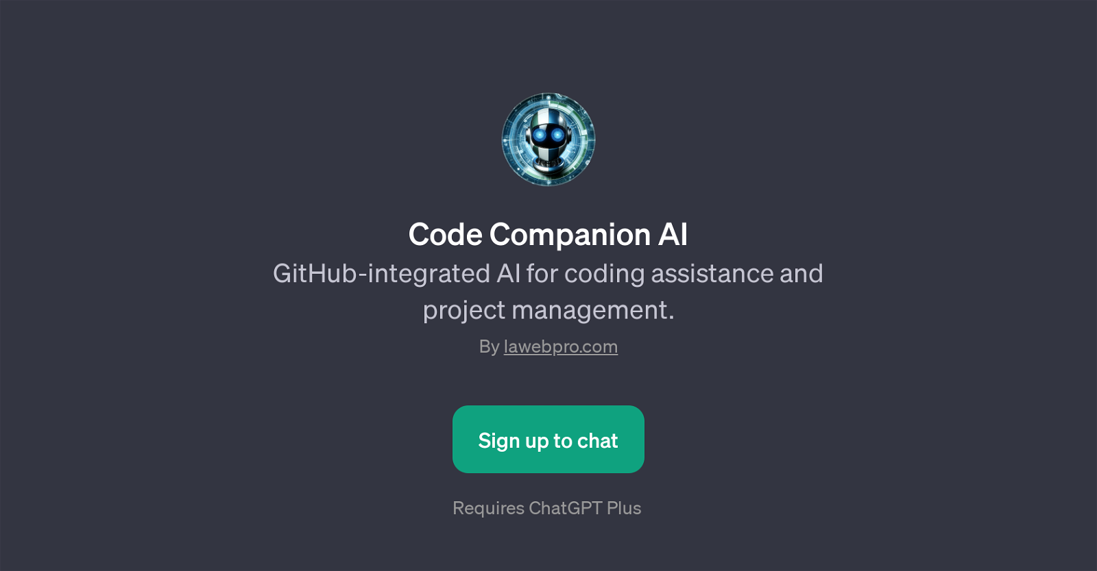 Code Companion AI website