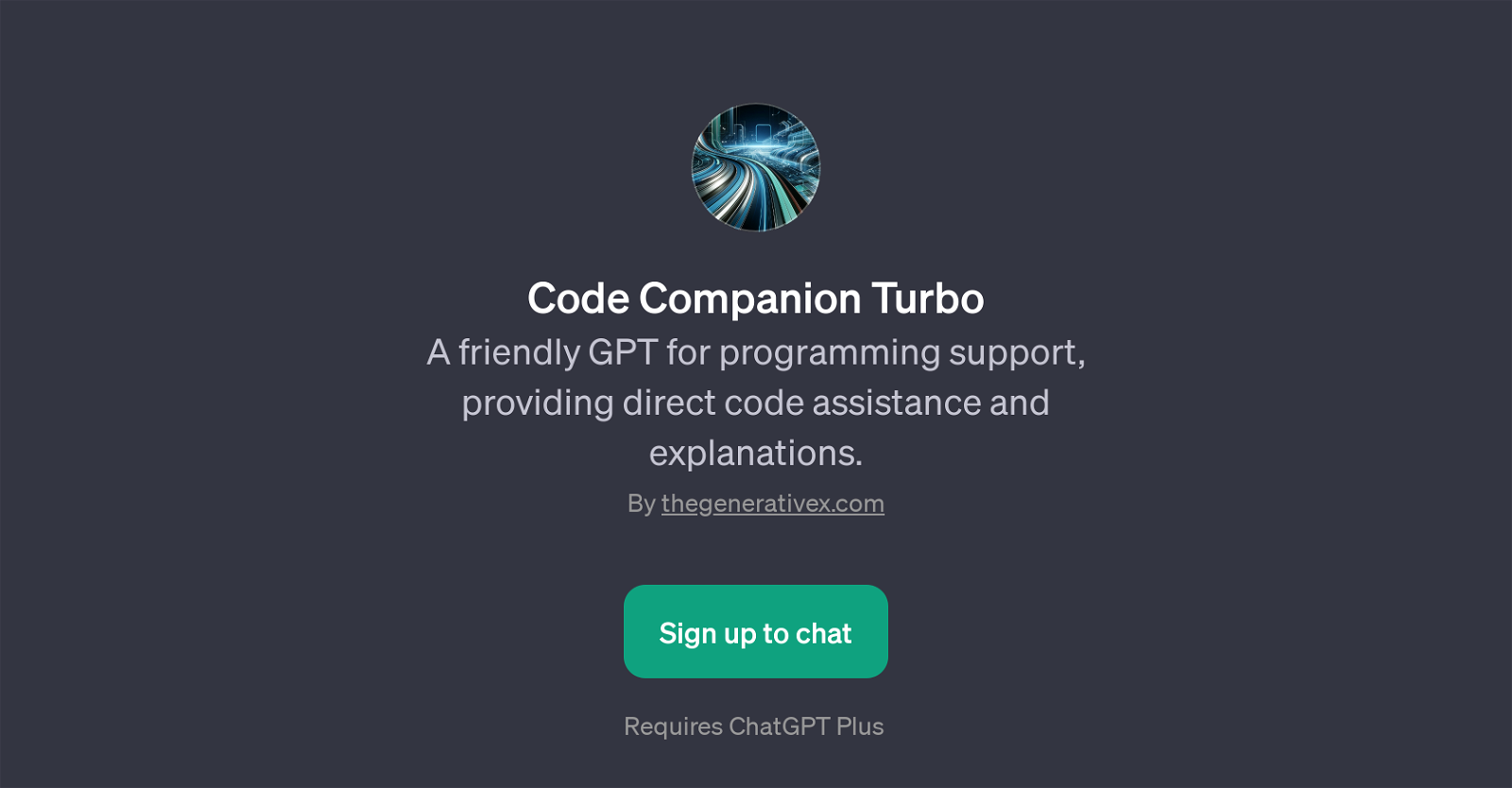 Code Companion Turbo website