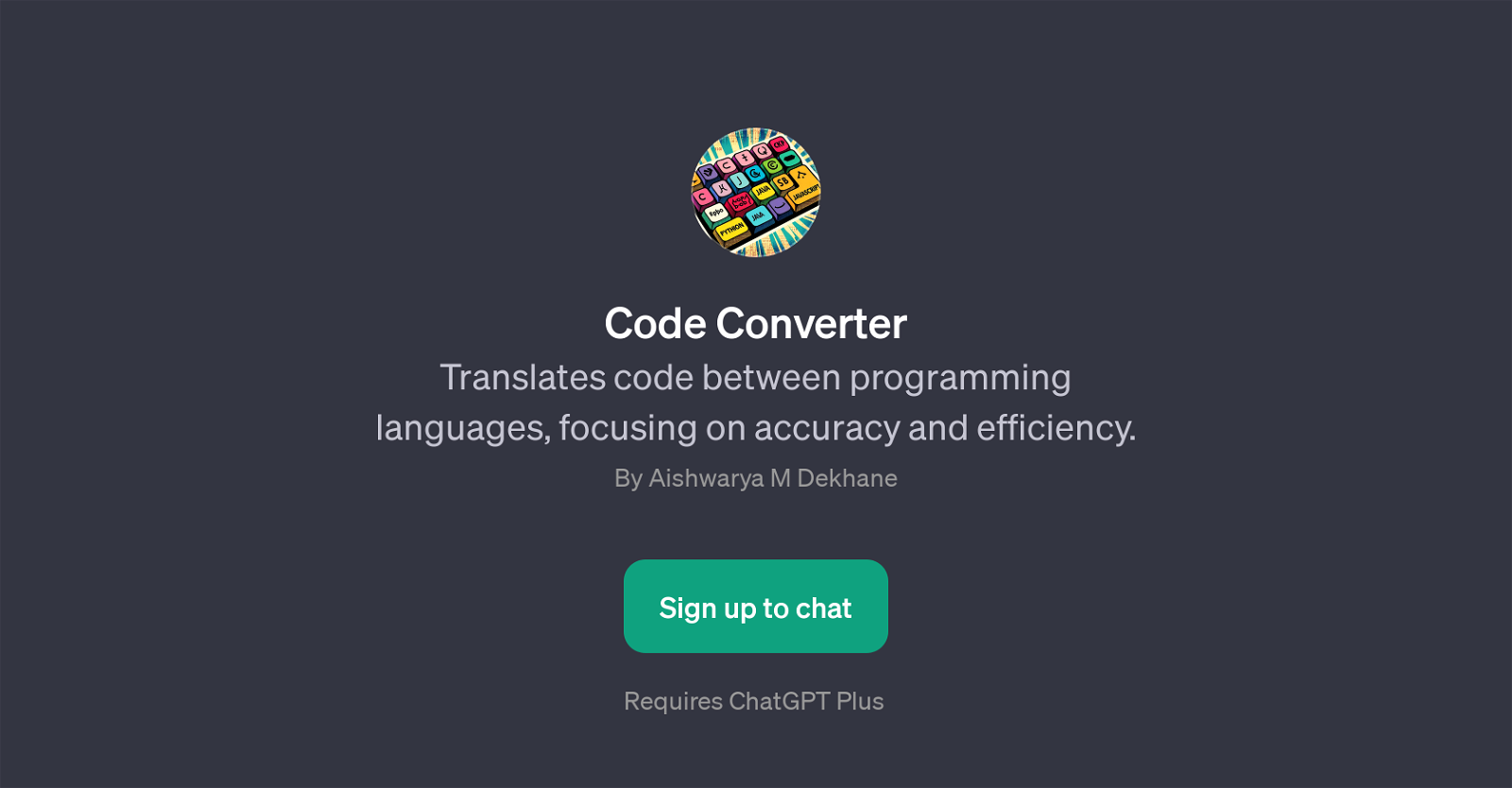 Code Converter website