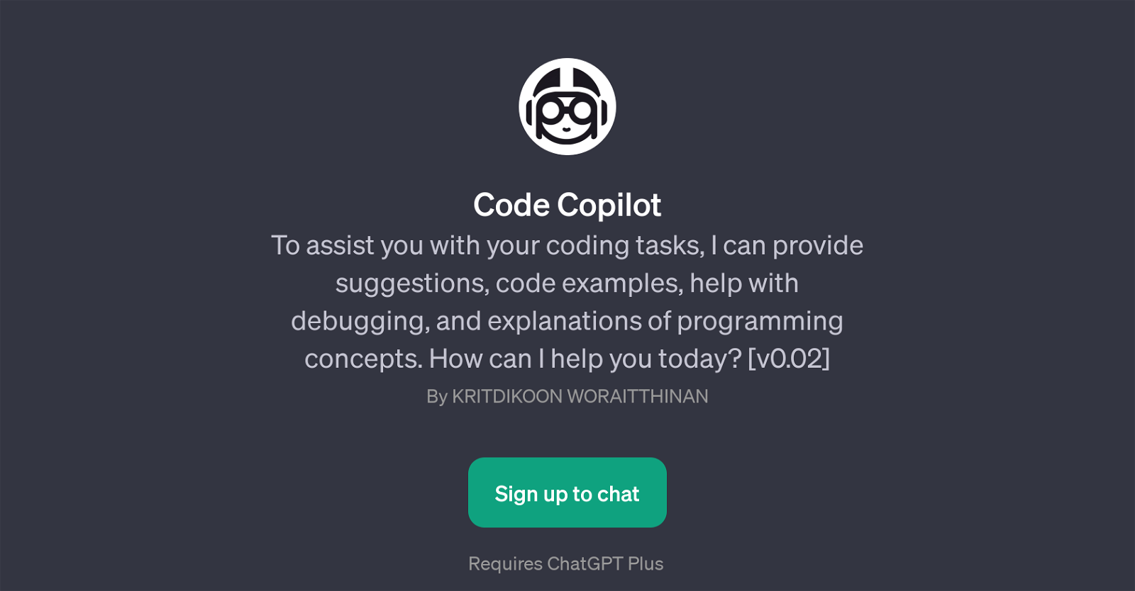 Code Copilot website