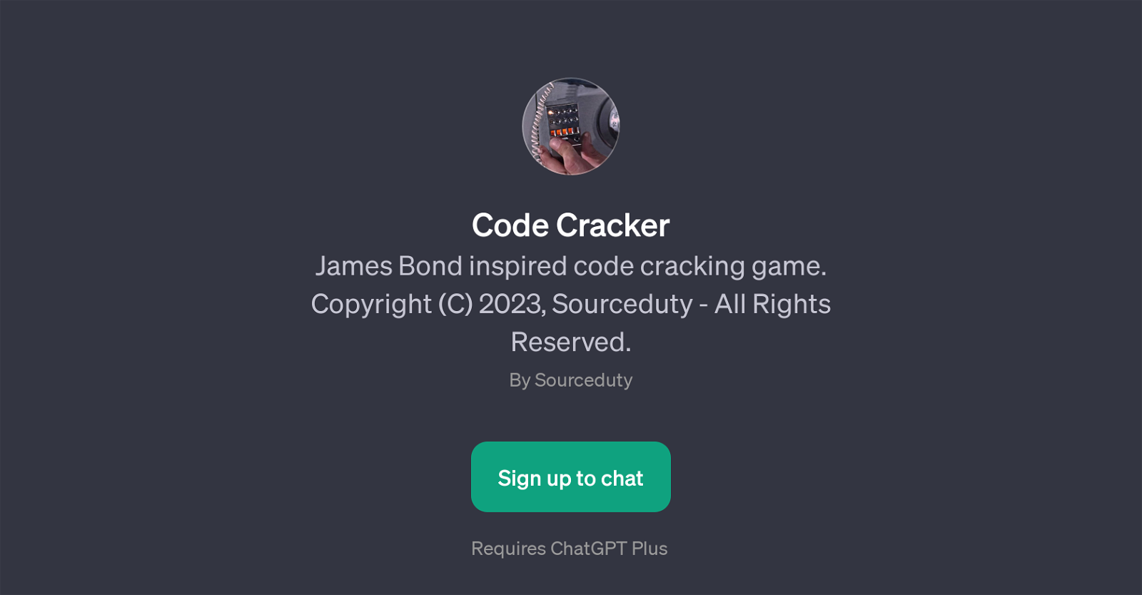 Code Cracker website