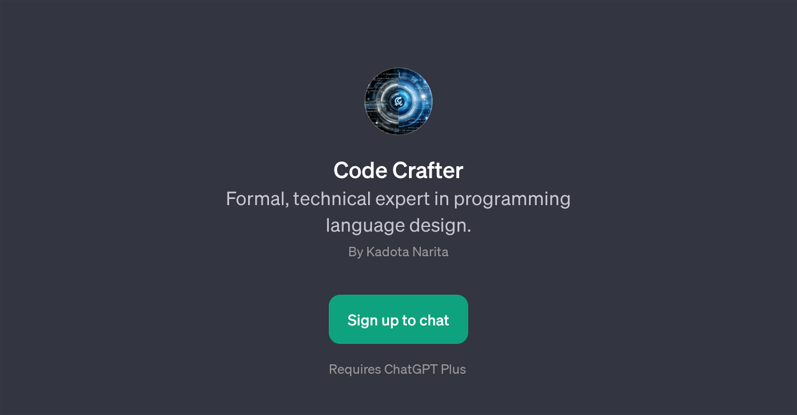 Code Crafter website