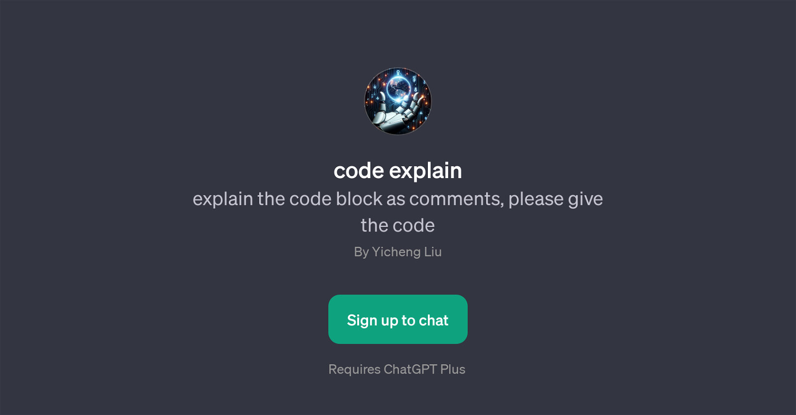 Code Explain website