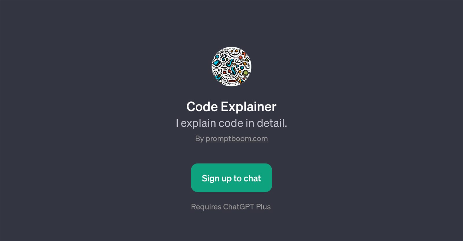 Code Explainer website