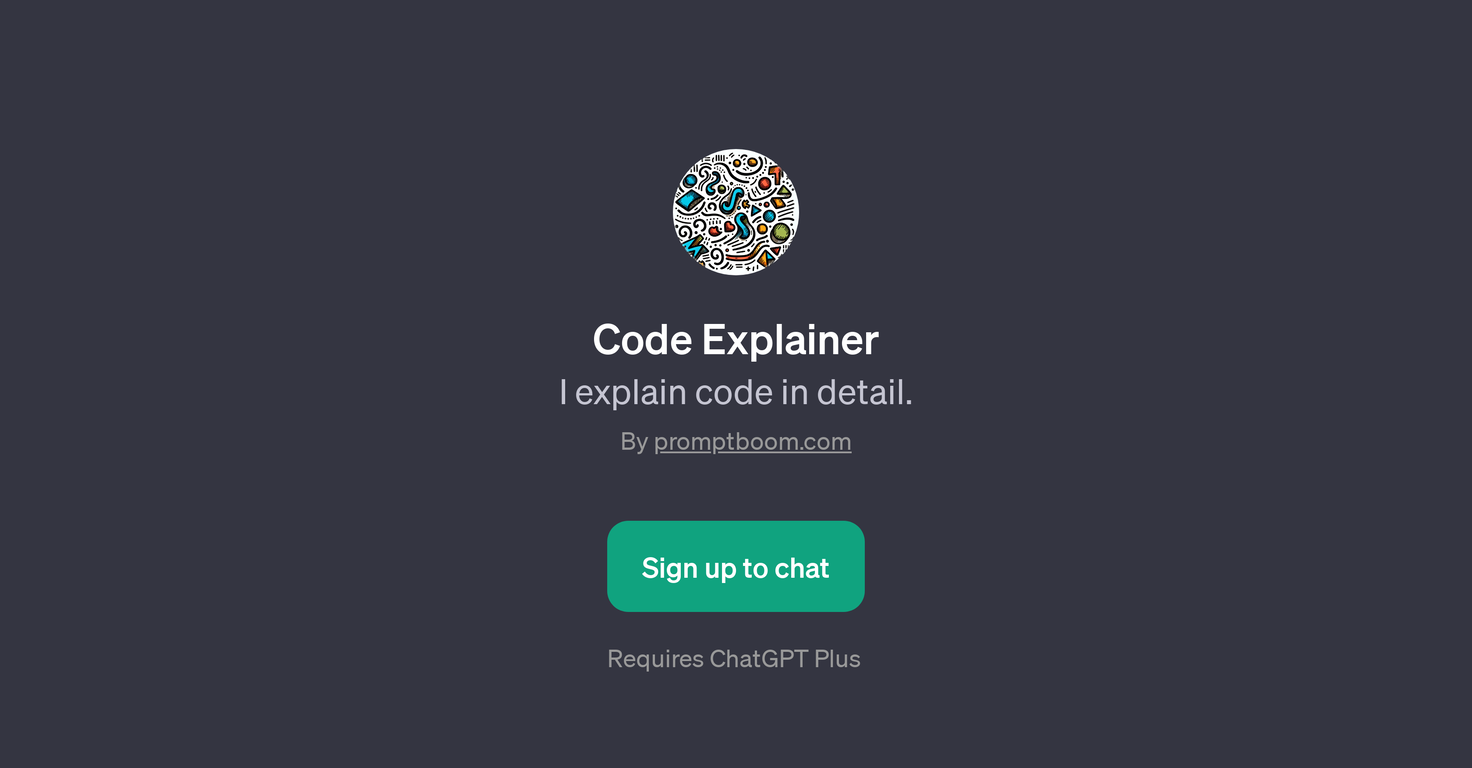 Code Explainer website