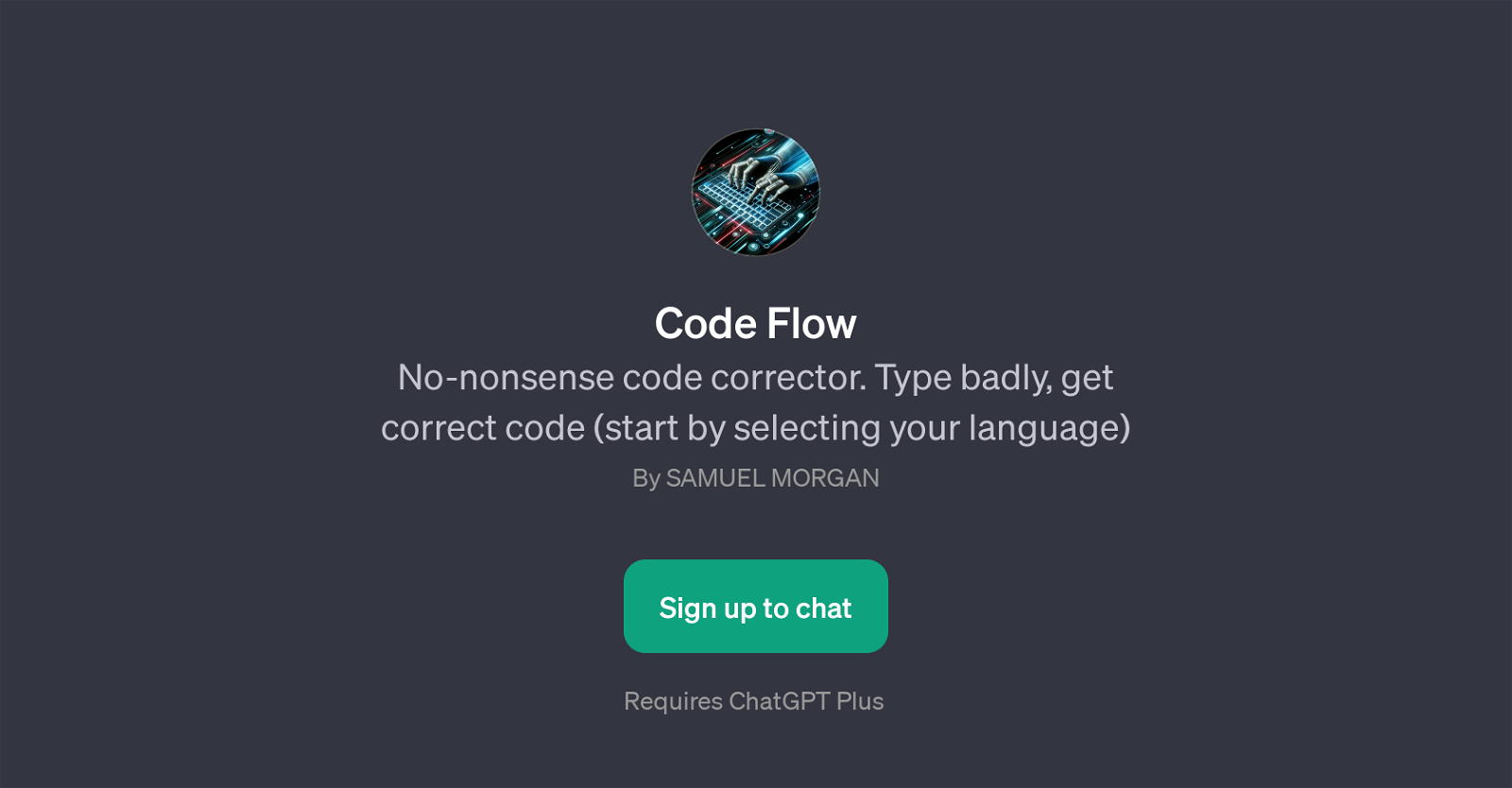 Code Flow website