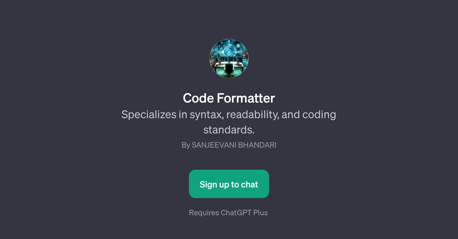 Code Formatter website